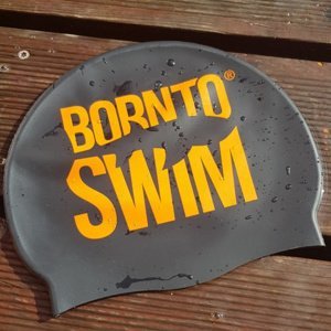 Plavecká čiapka borntoswim classic silicone oranžová