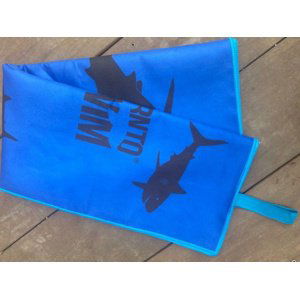 Uterák borntoswim shark microfibre towel modrá