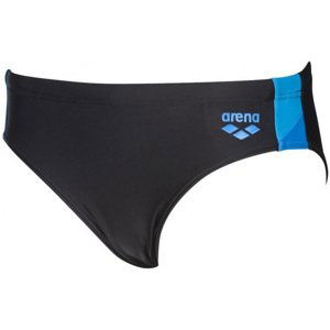 Chlapčenské plavky arena ren brief junior black/pix blue/turquoise