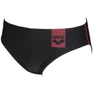 Pánske plavky arena basics brief black/fluo red 32