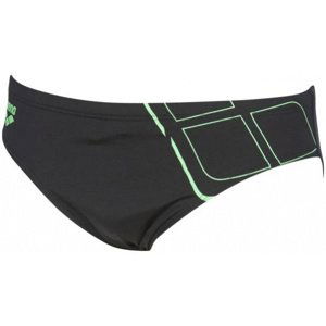 Pánske plavky arena essentials brief black/golf green 30