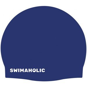 Plavecká čiapka swimaholic seamless cap tmavo modrá