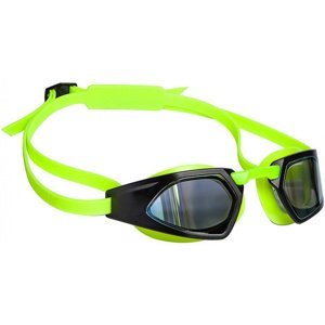 Plavecké okuliare mad wave x-blade mirror čierna/zelená