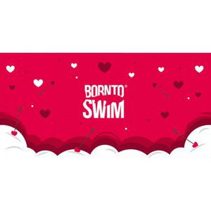 Uterák uterák borntoswim valentine's day love microfibre towel