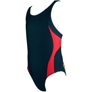 Dievčenské plavky finis youth bladeback splice black/red 26