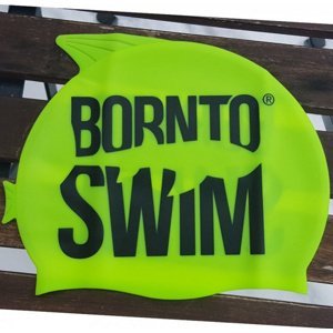 Detská plavecká čiapka borntoswim guppy junior swim cap zelená