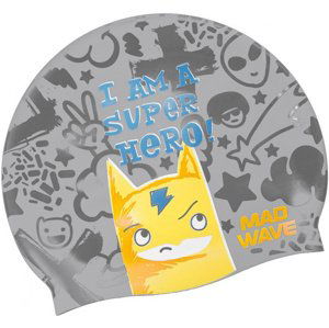 Detská plavecká čiapka mad wave super hero swim cap junior