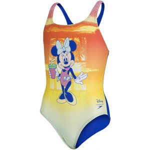 Dievčenské plavky speedo disney minnie mouse medalist girl sunset