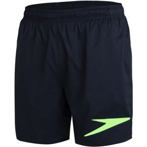 Plavecké šortky speedo sport logo 16 watershort navy/zest green m