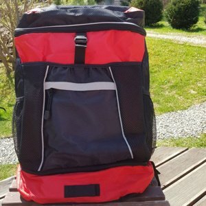 Batoh borntoswim ows backpack čierno/červená