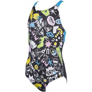 Dievčenské plavky arena playful swim pro back one piece junior