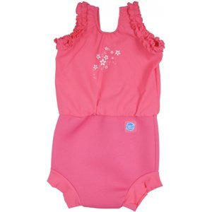 Plavky pre dojčatá splash about happy nappy costume pink blossom s