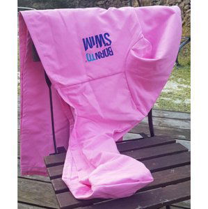 Detský župan borntoswim bathrobe kids pink l