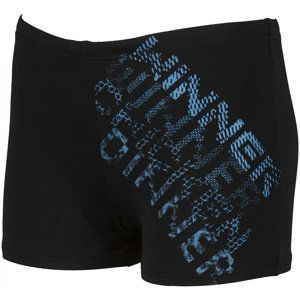 Chlapčenské plavky arena rhyming short junior black/turquoise 22