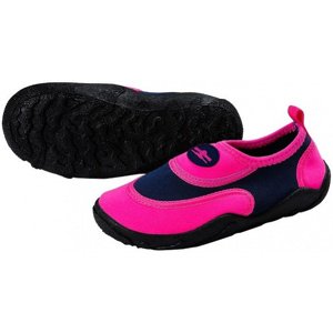 Detské topánky do vody aqualung beachwalker kids pink/navy blue