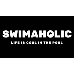 Uterák swimaholic big logo microfibre towel čierna