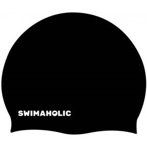 Plavecká čiapka swimaholic seamless cap čierna