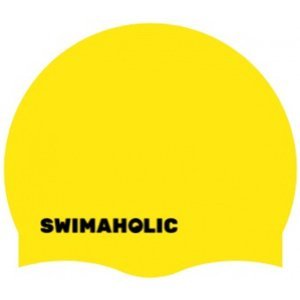 Detská plavecká čiapka swimaholic classic cap junior žltá