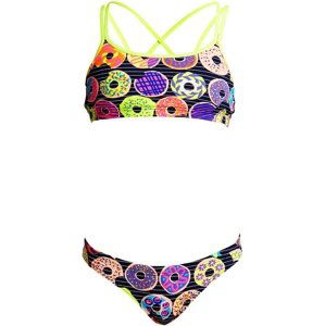 Dievčenské plavky funkita dunking donuts criss cross two piece girls