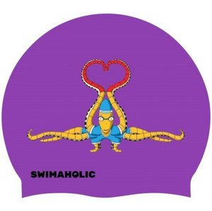 Plavecká čiapka swimaholic octopus cap fialová