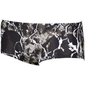 Pánske plavky arena earth texture low waist short black/multi 40