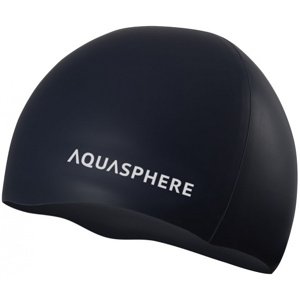 Plavecká čiapka aqua sphere plain silicone cap čierna