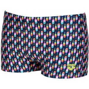 Arena men swim short allover asphalt/multi 36