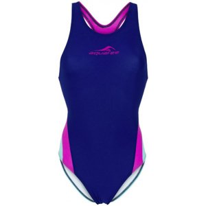 Aquafeel racerback girls blue/pink/teal 28