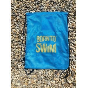 Plavecký vak borntoswim mesh bag 1 modro/žltá