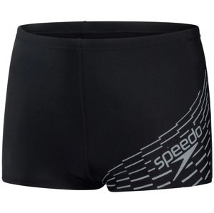 Speedo medley logo aquashort boy black/ardesia 28