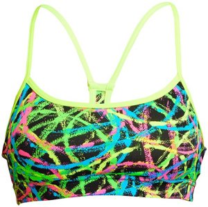 Funkita burnouts swim crop top 32