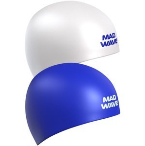Plavecká čiapka mad wave champion 3d bielo/modrá