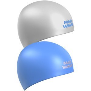 Plavecká čiapka mad wave champion 3d modro/sivá