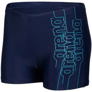 Arena boys swim short graphic navy/martinica xxs - 152cm