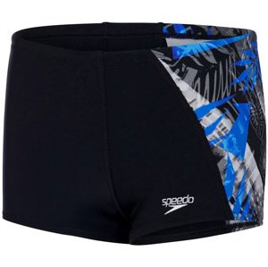 Speedo digital panel aquashort boy black/pool/chroma blue/white xs -