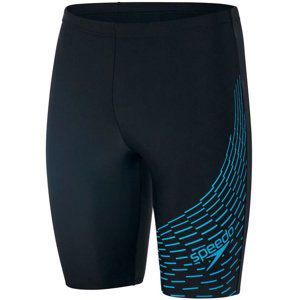 Speedo medley logo jammer black/pool l - uk36