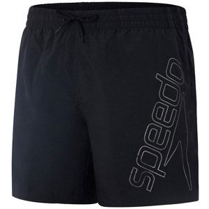 Speedo boom logo 16 watershort black/metalic grey m - uk34