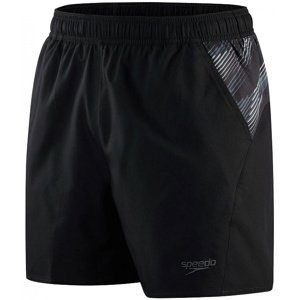 Speedo sport panel 16 watershort black/usa charcoal/shark grey xxl -