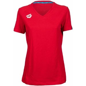 Arena women team t-shirt panel red xl