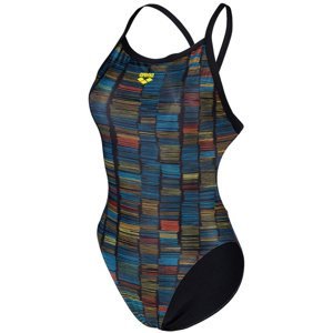 Arena slow motion swimsuit xcross back black/turquoise/multi s - uk32