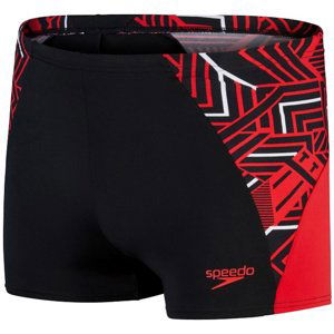 Speedo eco endurance+ splice aquashort black/fed red/white s - uk32