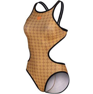 Arena 50th gold swimsuit tech one back gold multi/black s - uk32