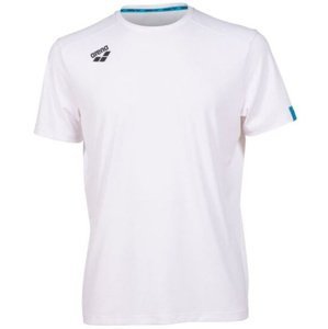 Arena team t-shirt solid white m