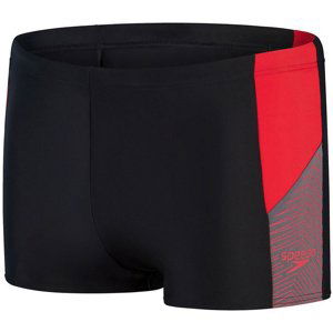 Speedo dive aquashort black/fed red/dove grey xxl - uk40