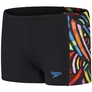 Speedo digital panel aquashort boy black/volcanic/fluo