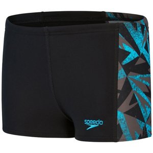 Speedo hyper boom panel aquashort boy black/bolt/dove grey 140cm