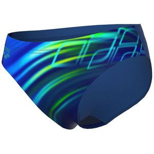 Arena boys shading swim brief neon blue 164cm