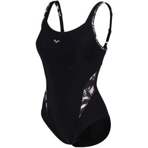 Arena bodylift swimsuit francy strap back black/white/multi 3xl - uk42