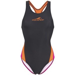 Aquafeel racerback dark grey/orange/pink s - uk32