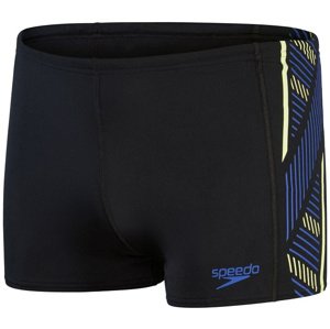 Speedo tech panel aquashort black/chroma blue/spritz xxl - uk40